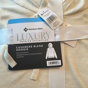 COPY - NWT cashmere blend hoodie size Large